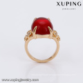 14581 Best selling jewelry elegant ring with zircon 18k latest gold ring designs for women